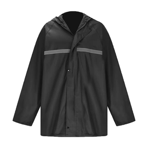 Latest design Lightweight Mens Rain Suit Breathable Reflective Polyester Hooded Embroidery Waterproof Motorcycle Rain Wear New - Product Image 4