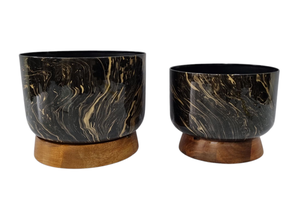 Linea Exports Inc. – Jardinières décoratives en métal pour l'intérieur et l'extérieur, pots de fleurs et jardinières pour la maison et le jardin - Product Image 5