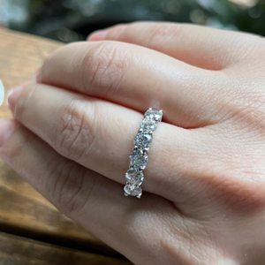Anillo de diamante cultivado en laboratorio de 25 quilates, certificado por IGI, anillo de boda chapado en oro de 14 quilates, diamante de corte brillante redondo. - Product Image 6