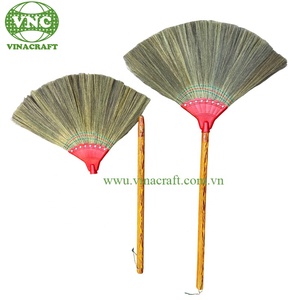 VINACRAFT Balai en herbe asiatique au meilleur prix, naturel et doux, pour nettoyage intérieur/extérieur, paille vietnamienne pour la collecte de poussière, modèle 260421 - Product Image 5