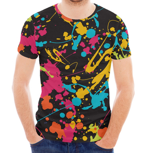 Men's Black <b>100</b>% <b>Polyester</b> Sublimation T-<b>Shirt</b> Front Logo Short Sleeve O-Neck Casual Regular Fit Quick Dry Anti-Pilling - Product Image 3