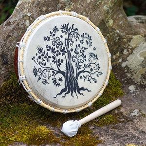 Premium Quality Shaman <b>Drum</b> Lightweight Goat Skin Frame <b>Drum</b> Custom Size Logo for Gift Spiritual Practice Meditation - Product Image 2