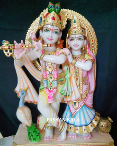 Handmade Radha Krishna <b>Statue</b> - Product Image 6