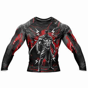 Camisetas de Compresión para Gimnasio, Manga Larga, Rashguard Personalizado para BJJ, Rashguard Sublimado para Hombre, Cómodo para MMA, en Diferentes Colores - Product Image 1