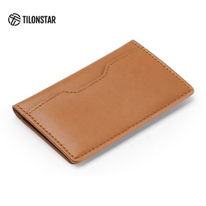 TILONSTAR TVW103 Men's Travel Portable Pocket <b>Wallet</b> Small Slim <b>RFID</b> <b>Blocking</b> Leather Credit Card Holder <b>Wallets</b> for Gift-Giving - Product Image 1