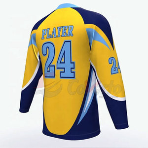 Jersey de Hockey sobre Hielo de Diseño Personalizado, Hecho 100% de Poliéster, Fabricado en Fábrica, Jersey de Hockey sobre Hielo a Bajo Precio - Product Image 4