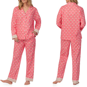 Ensemble de pyjama à carreaux de style japonais pour femmes, en coton double gaze, vêtements de nuit, printemps automne, taille élastique, vêtements de maison, vêtements de détente - Product Image 1