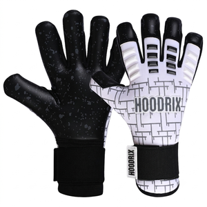 Gants d'entraînement Série Académie : Latex robuste 4 mm, Coupe plate, Soutien des doigts, Sangle élastique, Équipement de football OEM personnalisé en gros - Product Image 3