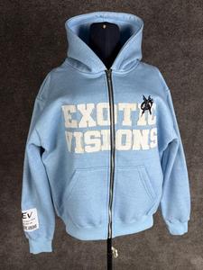 เสื้อฮู้ดดี้ดีไซน์เนอร์ทรงโอเวอร์ไซส์สำหรับผู้ชาย สไตล์สตรีท VVS มีสินค้าพร้อมส่งภายใน 3 วัน ผลิตเสื้อผ้า V1V2 ฮู้ดดี้ - Product Image 1