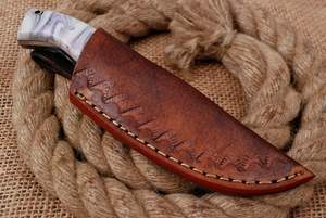 Nuevo Cuchillo Táctico de Caza con Mango de Madera – Herramienta de Supervivencia para Exteriores de Espiga Completa - Product Image 2