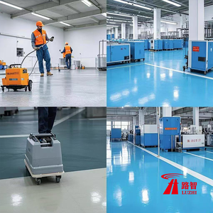 Pintura Acrílica para Pisos LUZII, 14 kg, Pintura de Resina Autonivelante para Terrazo, Excelente Resistencia a los Álcalis, Revestimiento para Pisos con Brocha - Product Image 6