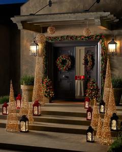 Lanterne de Noël LED la plus vendue, lumières féériques, lanterne décorative en métal, lanterne à bougie, décoration de table et de fête de Noël pour l'intérieur et l'extérieur - Product Image 4