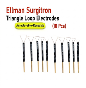 Juego de 10 Electrodos Triangulares Tipo Ellman Surgitron, Reutilizables, Monopolares, para Electrocirugía y Diatermia - Product Image 5