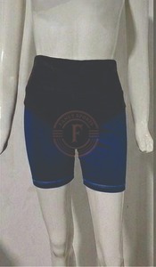 Summer <b>Tight</b> Spandex Leggings <b>Shorts</b> High Elasticity Contrast Seam Yoga Running <b>Shorts</b> - Product Image 1