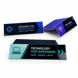 Custom Made PVC <b>Shelf</b> Talker Promotional Display Board with Printing for Brand Product Advertising - Product Image 4
