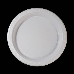 Assiettes jetables en plastique rondes de 9 pouces et 10 pouces pour pique-nique, fête d'anniversaire, échantillon disponible, grossiste, OEM/ODM, haute qualité - Product Image 2