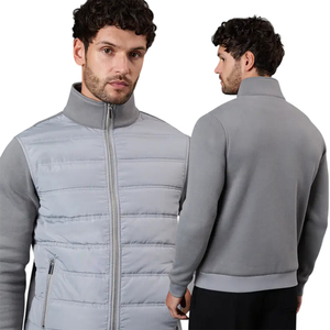 เสื้อแจ็คเก็ตพัฟเฟอร์แบบเย็บลายด้าน ผิวสัมผัสนุ่ม น้ำหนักเบา สำหรับผู้ชาย ไซส์อเมริกา เสื้อโค้ทกันหนาวบุใยสังเคราะห์ ผู้ผลิตเสื้อผ้า รับพิมพ์ลายตามสั่ง แบรนด์ส่วนตัว - Product Image 5