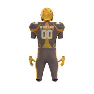 Uniforme de football américain unisexe sur mesure de haute qualité 2026 sans manches 100 % polyester respirant anti-UV avec nom du joueur sur le devant - Product Image 4