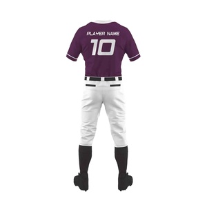 New Arrival Sports Wear Customized Baseball Uniforms Team Wear Adjustable <b>Best</b> Design Solid Colour Baseball Uniform - Product Image 3