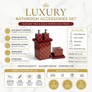 Modern Luxury Glass Bathroom Set Transparent Thick Glass Accessories Soap Dispenser <b>Toothbrush</b> <b>Holder</b> Soap Dish Tumbler Stylish - Product Image 4