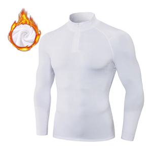 Custom Fitness Training Nylon Spandex Rash Guard With Anti Chafing Bonded Seams And Custom Pattern Long Sleeve <b>Compression</b> <b>Shirt</b> - Product Image 1