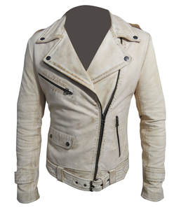Blouson matelassé en gros, veste d'hiver, blouson de moto slim en cuir pour homme, respirant, dernier design - Product Image 1
