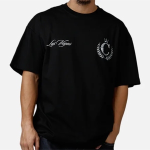เสื้อยืดโอเวอร์ไซส์แขนสั้นผ้าฝ้าย 100% ล้างสีแบบวินเทจ พิมพ์ลายโลโก้แบบ DTG ทรงบ็อกซี่ ใส่ได้ทั้งชายและหญิง เป็นมิตรต่อสิ่งแวดล้อม ระบายอากาศได้ดี - Product Image 1