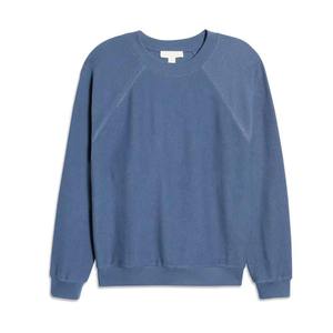 Sudadera de Mujer de Felpa de Color Sólido a Precio Económico, Cuello Redondo, Corte Holgado, Bordada, para Invierno y Otoño - Product Image 1