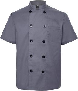 Veste d'uniforme de chef personnalisée pour personnel de restaurant, vêtement de travail léger et respirant, manteau de cuisine, commande en gros, marque privée d'usine, B2B - Product Image 4