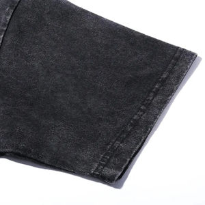 T-shirts pour hommes de haute qualité, vintage, épais, effet usé, coupe ample, lavage à l'acide, surdimensionnés, personnalisés - Product Image 2
