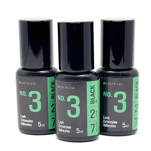 กาวต่อขนตาแบบน้ำ แห้งเร็ว ระดับมืออาชีพ 2 วินาที กันน้ำ สีดำ เบอร์ 3 ติดทนนาน 7 สัปดาห์ ขายส่ง ปริมาณมาก 5 มล. เอทิล - Product Image 4