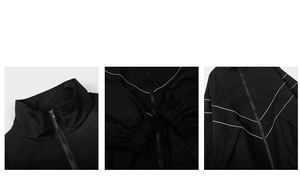 เสื้อแจ็คเก็ตบอมเบอร์แบบมีฮู้ด  ไซส์ใหญ่พิเศษ  คุณภาพสูง ผลิตจากโพลีเอสเตอร์ 100%  สำหรับทุกเพศ  แบบเรียบง่าย  กันลม กันน้ำ  ด้านหน้ามีซิป - Product Image 6