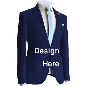 Ensemble de blazer avec logo pour hommes de la meilleure qualité conception de tissu tricoté de grande taille populaire directement du Bangladesh vente à chaud - Product Image 1