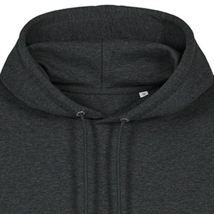 Unisex <b>Pink</b> Hooded Sweatshirt Boxy Fit Solid Color Casual Long Sleeve Fleece Polyester/Cotton Breathable Winter Wear - Product Image 5