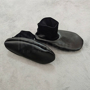 Faux Leather Finish <b>Socks</b> Soft <b>Breathable</b> Inner Stretch Comfortable Casual <b>Socks</b> for Men Women Durable Fit - Product Image 2