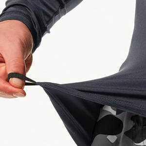 Factory Direct Sublimated Jiu Jitsu Rashguards Design Your Own Custom Rash Guard Longs Sleeve <b>Surf</b> Logo MMA BJJ Rash Guards Mens - Product Image 4