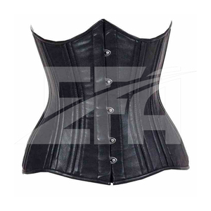 Corsé Personalizado para Mujer, Corsé para Usar en Invierno, Corsé Sexy de Cuero Gótico con Varillas de Acero, Tallas Grandes - Product Image 5