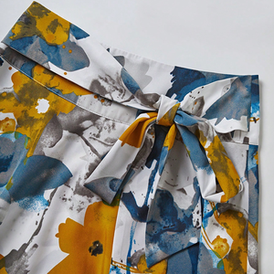 Jupe Polynésienne Professionnelle en Gros, Style Bohème Chic Moderne, avec Détail de Bordure à Pompons, Logo Personnalisé Imprimé - Product Image 3