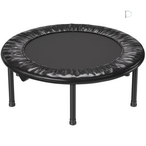 Mini Trampolino Fitness Pieghevole da 36 Pollici, Silenzioso per Esercizi Indoor, Carico Massimo 220 Libbre, Stabile per Allenamenti - Product Image 1