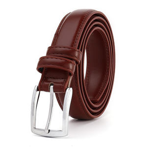 Cinturón de Cuero para Hombre, Color Sólido, Hebilla de Metal, para Uso Formal - Product Image 6