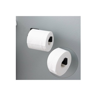 Porte-rouleau de papier toilette en métal, support mural, design minimaliste, écologique, imperméable, pour tailles personnalisées - Product Image 1