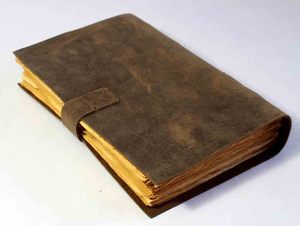 Wholesale Camelon Exports Recycled Handmade Cotton Paper Antique Aged Look Double Sided Vintage Leather <b>Journal</b> 120 Sheets - Product Image 5