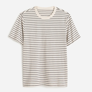 Short Sleeve Men's T-shirt Striped <b>Tshirts</b> Top <b>Summer</b> Crewneck Tee Organic Cotton t Shirt Sustainable T-shirts - Product Image 6