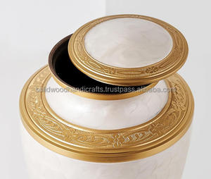 Urnas Decorativas de Latón para Adultos, Urnas Hechas a Mano para Hombres y Mujeres, Urnas Funerarias - Product Image 5