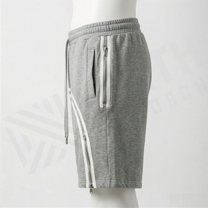 Pantalones Cortos Vintage Personalizados 2024, Color Personalizado Básico, 100% Algodón, Corte Holgado, Lavado Ecológico, Diseño Sólido, 300gsm, Nuevo - Product Image 3