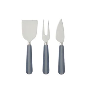 Juego de 3 Cuchillos de Queso de Acero Inoxidable Dorado de Lujo con Mangos Estampados, Cuchillo para Tabla de Charcutería, Esparcidor de Mantequilla - Product Image 4