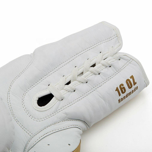 Top Quality Custom Lace-up Professional Boxing Gloves Hand <b>Crafted</b> Multi-layer <b>Foam</b> Genuine Leather Boxing Sparring Gloves Fight - Product Image 3