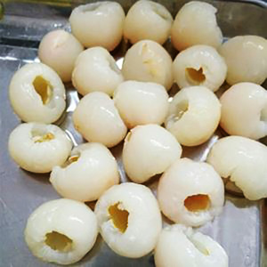 Litchis vietnamiens frais en conserve de qualité supérieure, en sirop épais, 565g par boîte, fruits tropicaux en conserve de haute qualité en provenance du Vietnam - Product Image 1