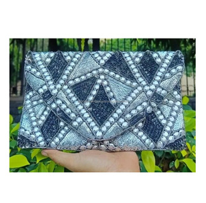 Bolso de Mensajero de Lona Hecho a Mano de Diseño Bohemio Indio para Mujer, Bolso de Hombro Elegante para Fiestas, Compras y Eventos Nocturnos, Venta al por Mayor - Product Image 1