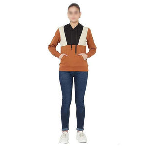 Vestidos de sudadera de lana personalizados para mujer, de alta calidad, con capucha y manga larga. - Product Image 2